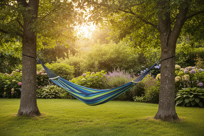 SunSway Hammock in Backyard