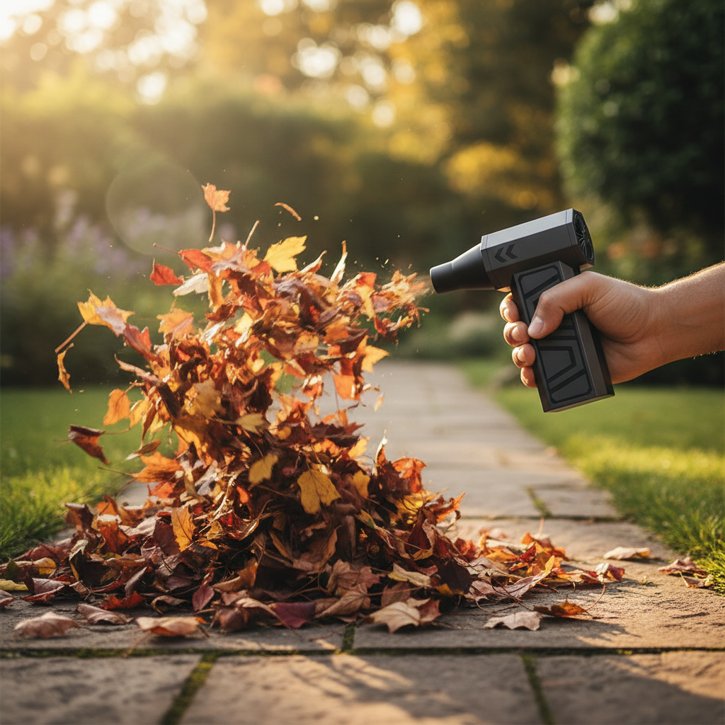 TurboMini Pro - Blowing Leaves