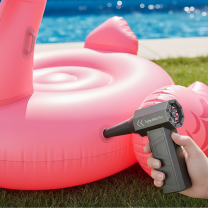 TurboMini Pro - Inflating Flamingo